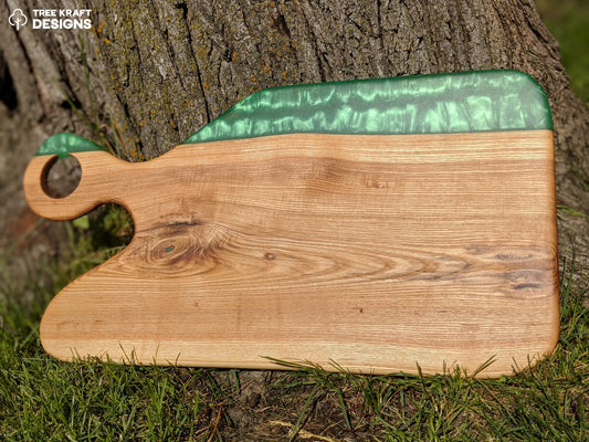Stunning Ash with Jungle Green Epoxy