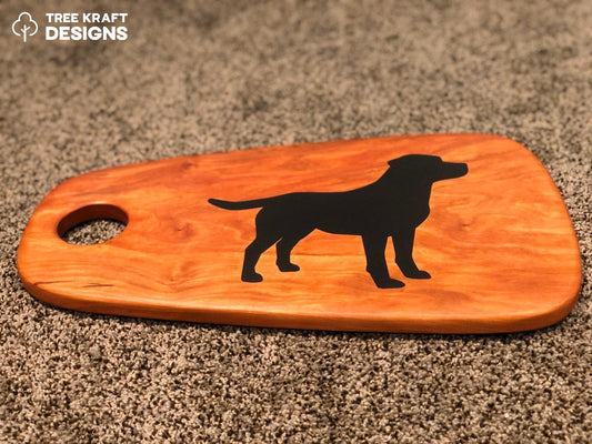 Black Labrador Cheese Board