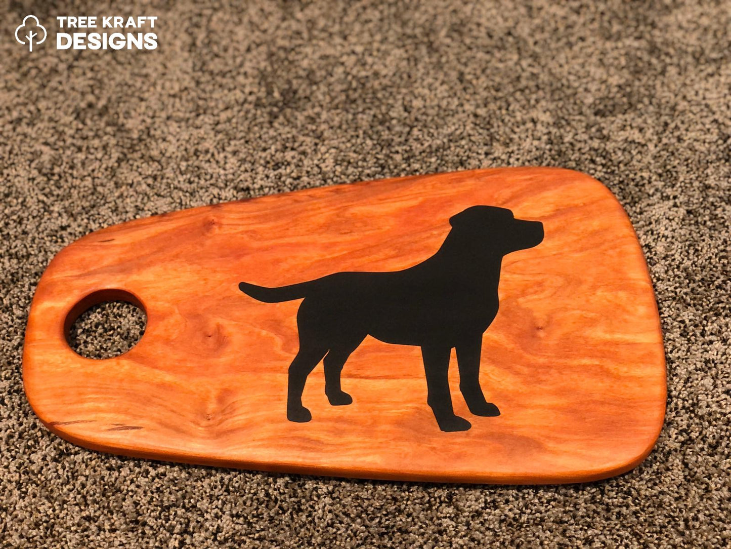 Black Labrador Cheese Board